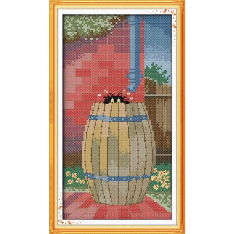 Black cat (7) ( dive into the barrel)