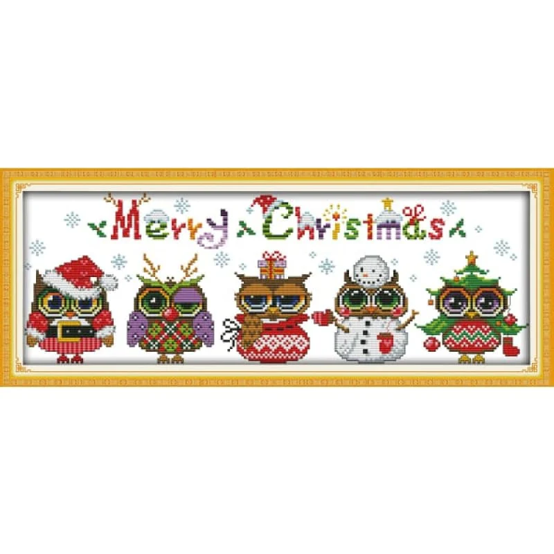 Christmas owls