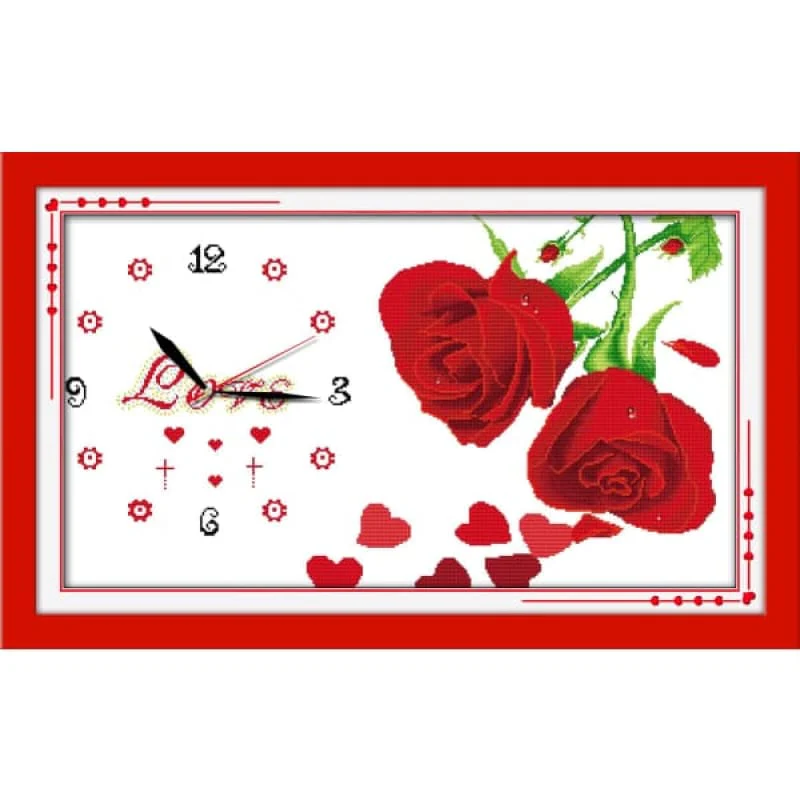 Deep love roses