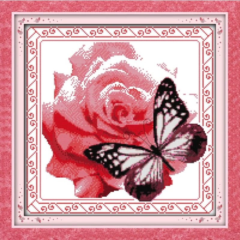 Flower and butterfly