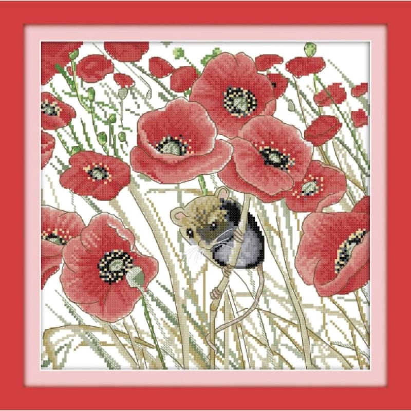 Poppy and mouse